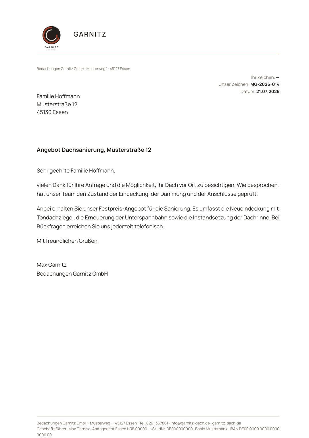 Briefbogen Konzept 3